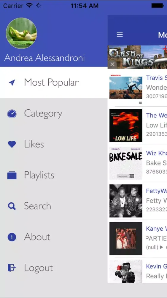 Screenshot di iGroove Mp3 - Free Streaming Music for SoundCloud