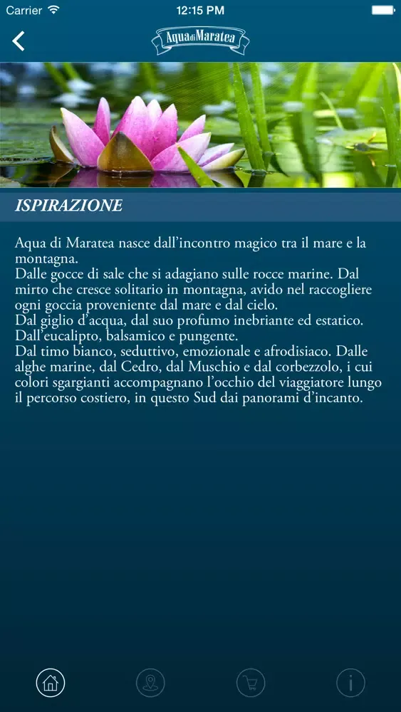 Capturas de tela do Aqua di Maratea