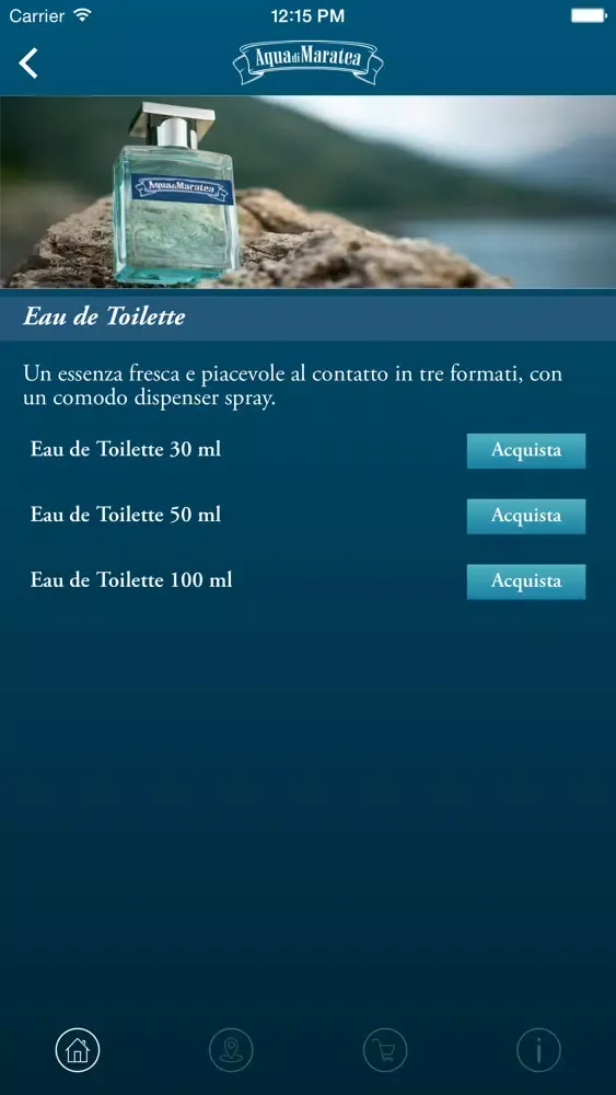 Capturas de tela do Aqua di Maratea