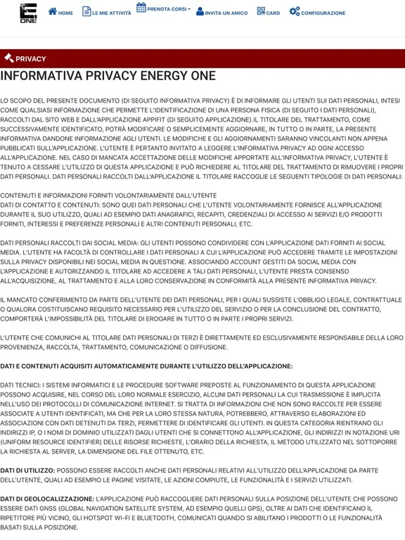 ภาพหน้าจอของ Energy One iPad 