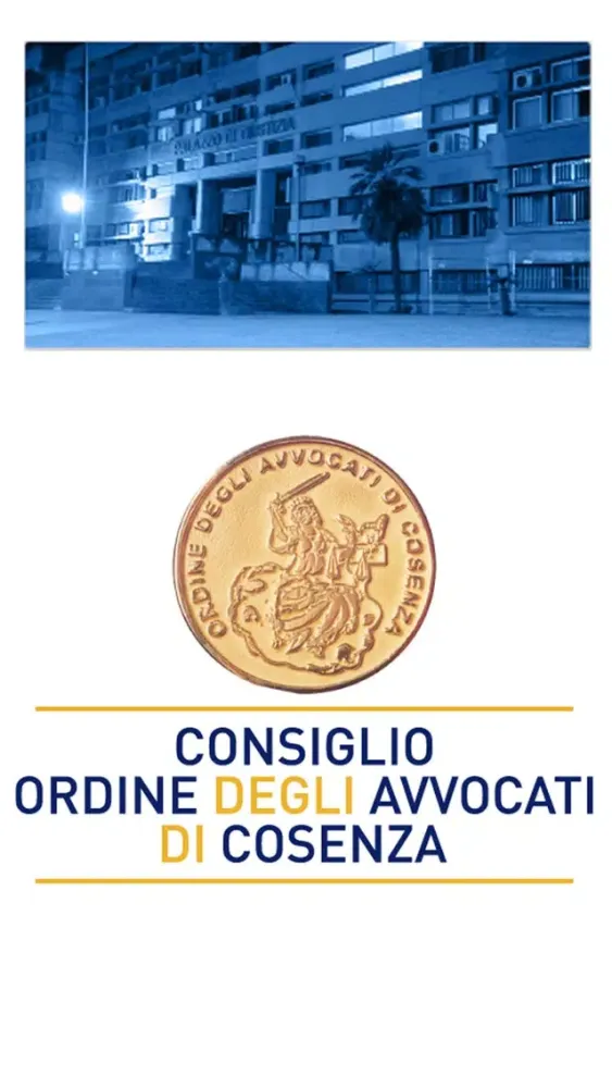 Ảnh chụp màn hình của Ordine Avvocati Cosenza
