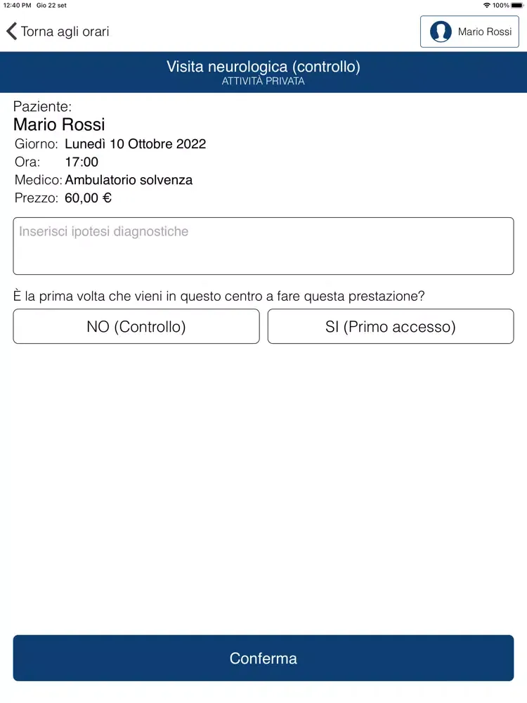 Don Gnocchi iPad 應用截圖