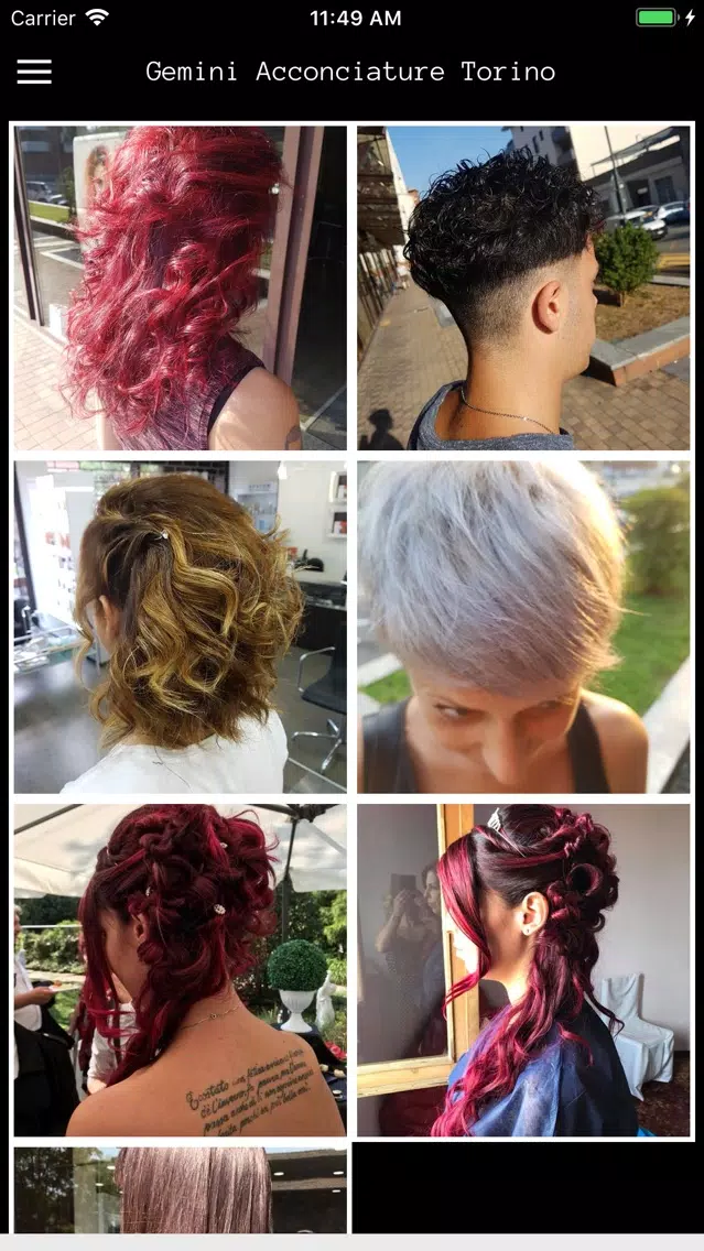 Capturas de tela do Gemini Acconciature Torino