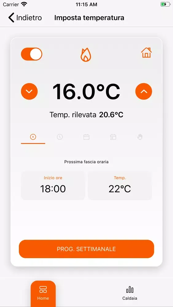 Скриншоты Ferroli Smart Connect