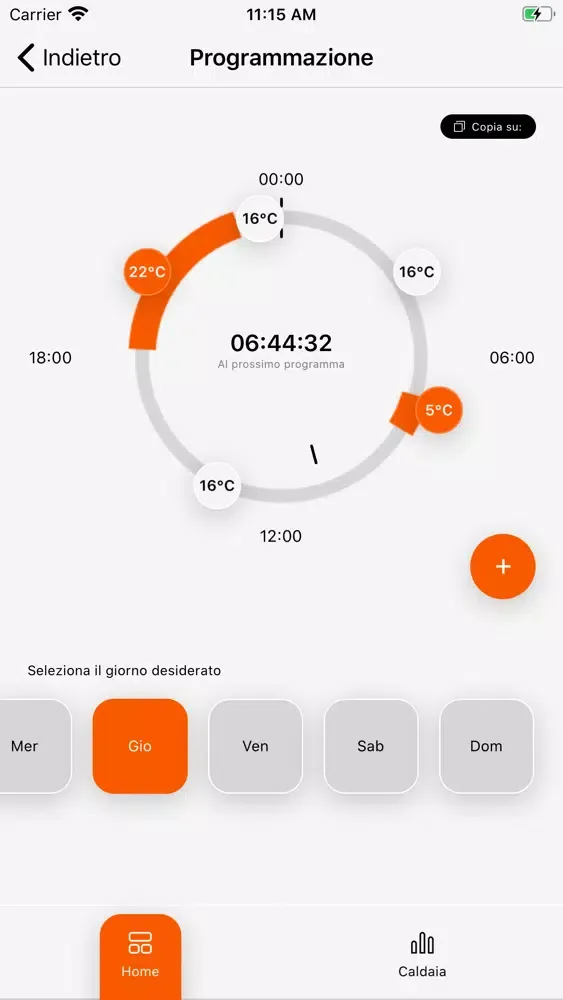 Скриншоты Ferroli Smart Connect