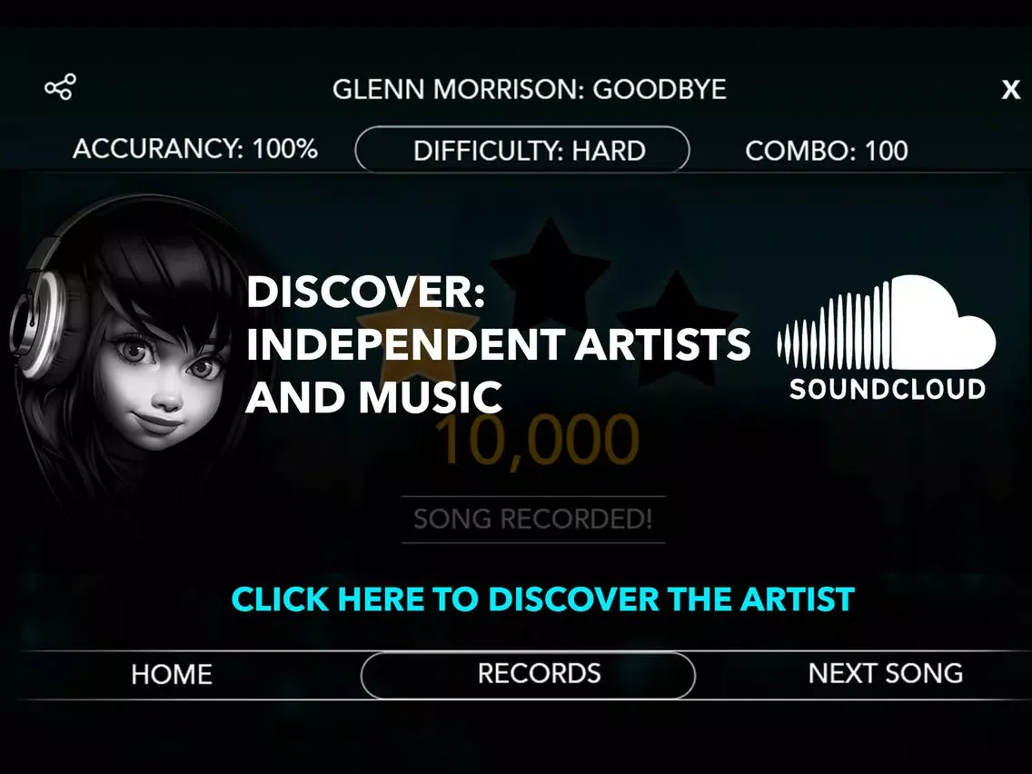 Zrzuty ekranu Adia: playlist music game iPad 
