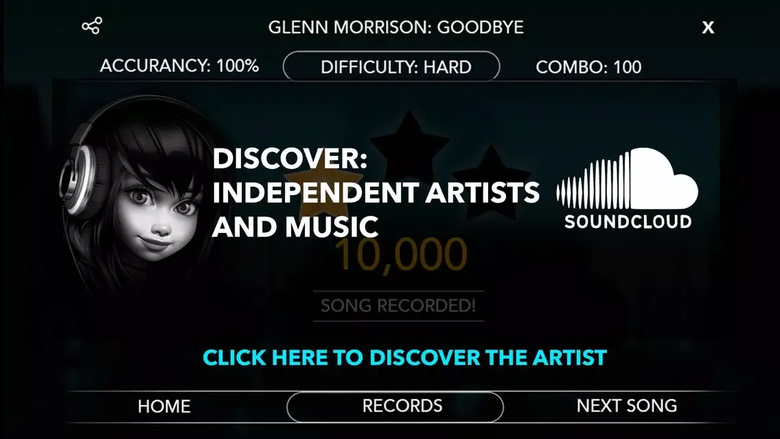 Zrzuty ekranu Adia: playlist music game