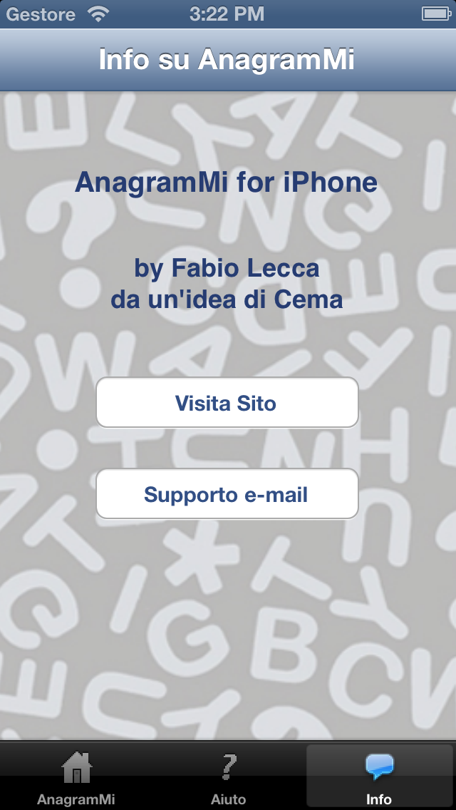 Screenshot di AnagramMi