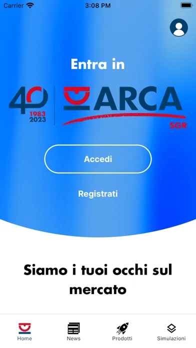 Screenshot di Arca Fondi
