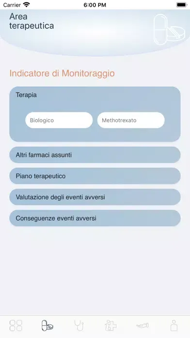 Screenshot di CareGiverNet