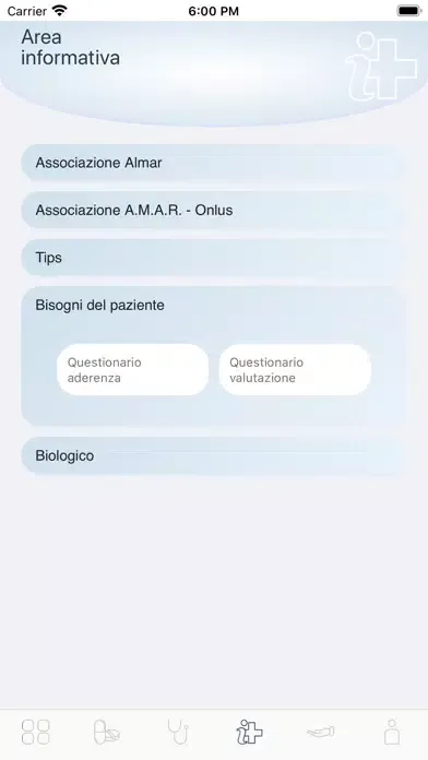 Screenshot di CareGiverNet