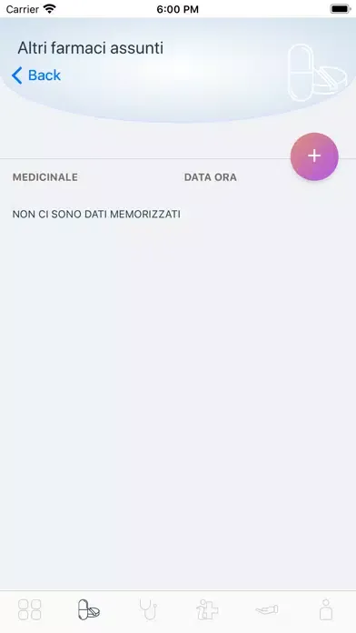Screenshot di CareGiverNet