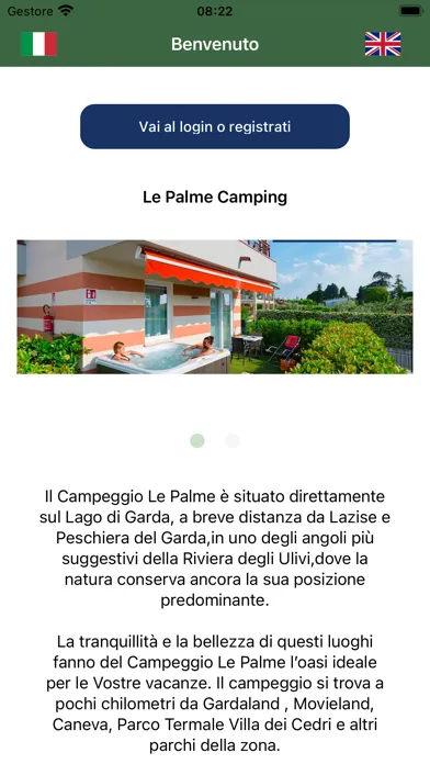 Tangkapan skrin Le Palme Camping