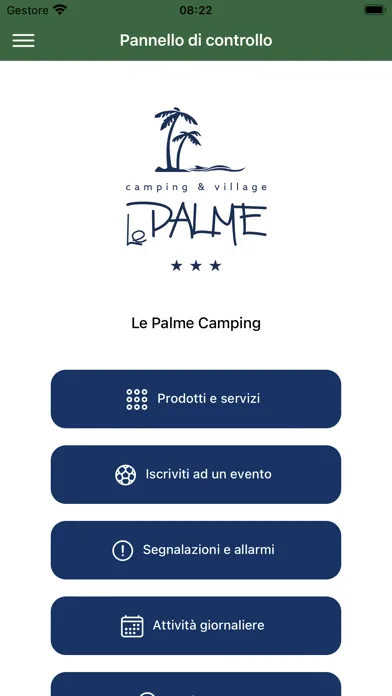 Tangkapan skrin Le Palme Camping