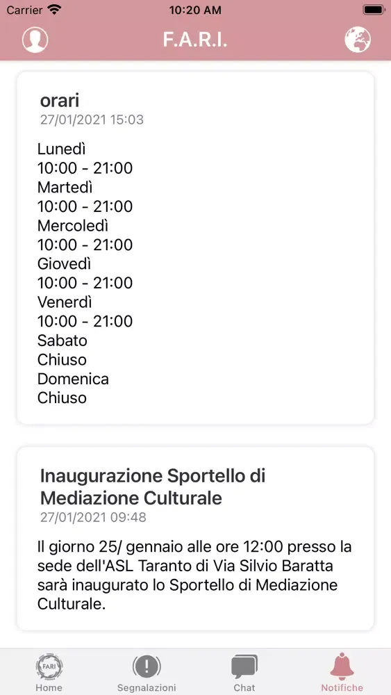 Fari Sanità per Stranieri سکرین شاٹس