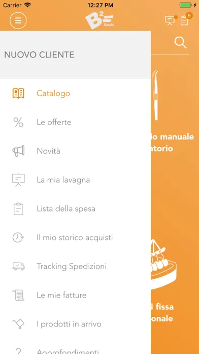 Скриншоты Bquadro Client App