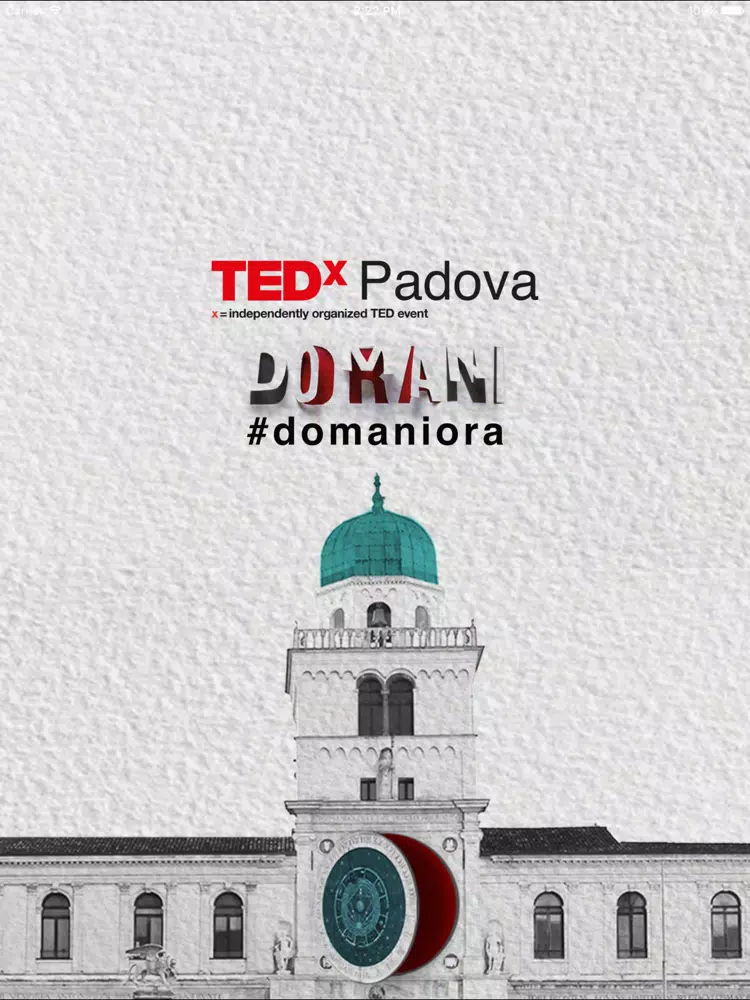 TEDxPadova iPad  スクリーンショット