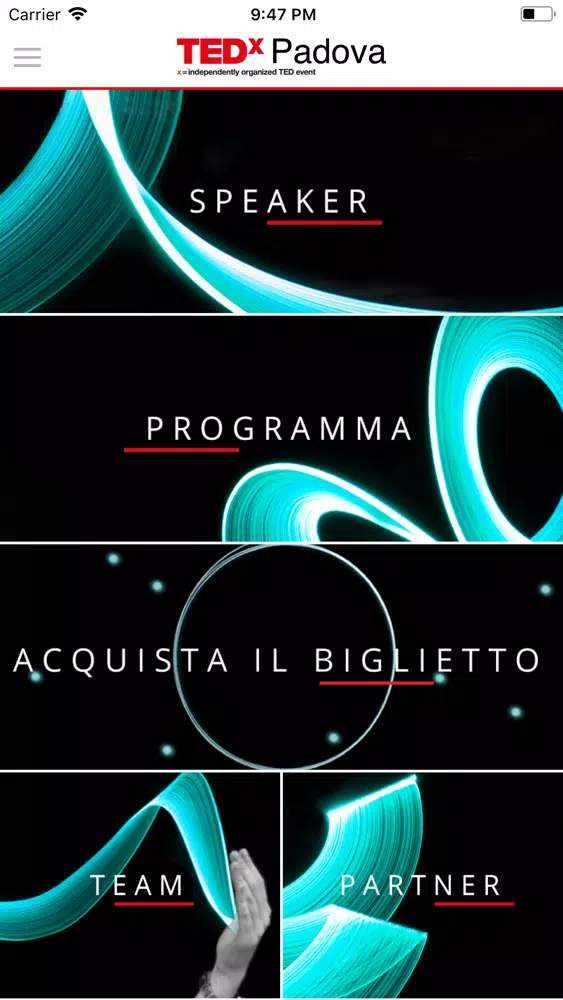 TEDxPadova スクリーンショット