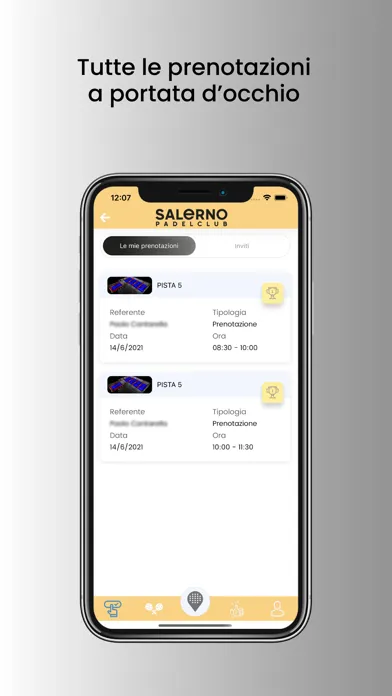 Скриншоты Salerno Padel Club