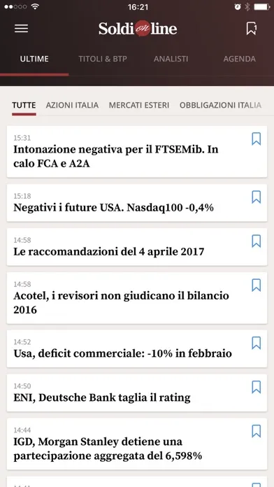 Screenshot di SoldiOnline