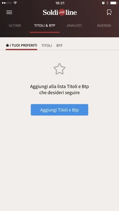 Screenshot di SoldiOnline