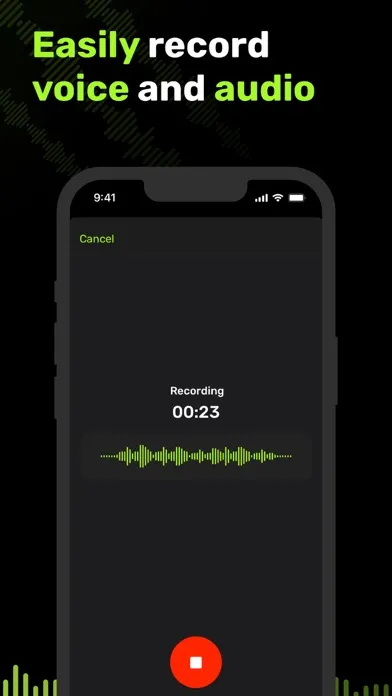 VoiceRec: AI Vocal Recorder स्क्रीनशॉट