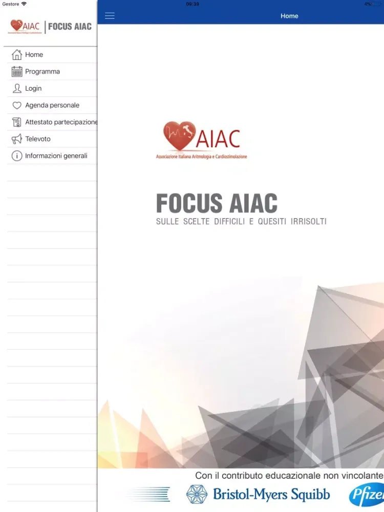 Tangkapan skrin FOCUS AIAC iPad 