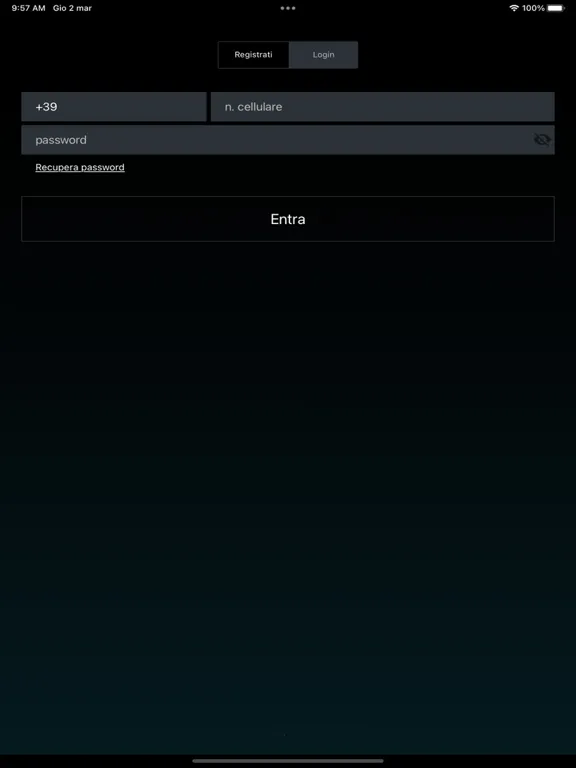Tangkapan skrin Abbagnano parrucchiere uomo iPad 