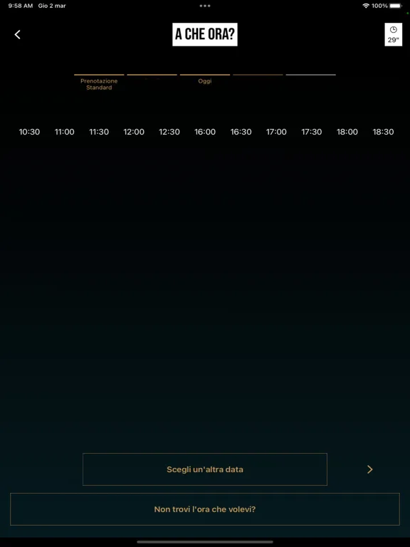 Tangkapan skrin Abbagnano parrucchiere uomo iPad 