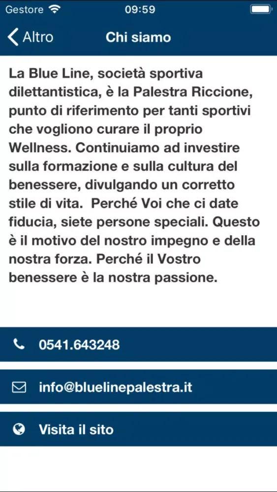 Zrzuty ekranu Blue Line Riccione