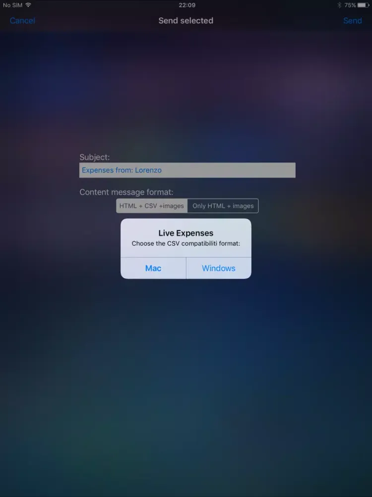 Live Expenses Gold iPad  سکرین شاٹس