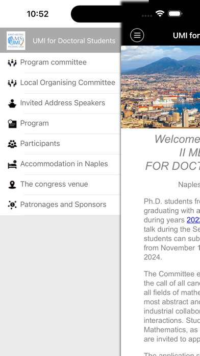 Capturas de pantalla de UMI for Doctoral Students
