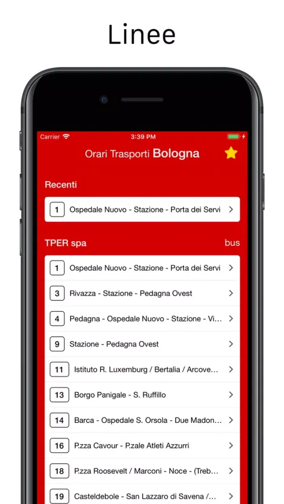 Bologna, Ferrara Bus Timetable 스크린샷