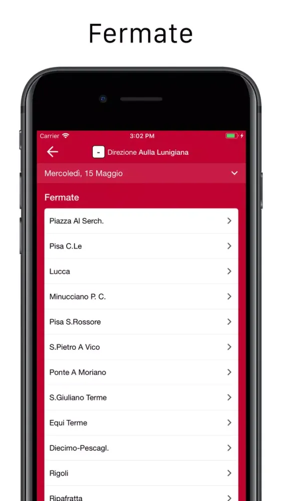 Captures d'écran de Tuscany Bus Timetables