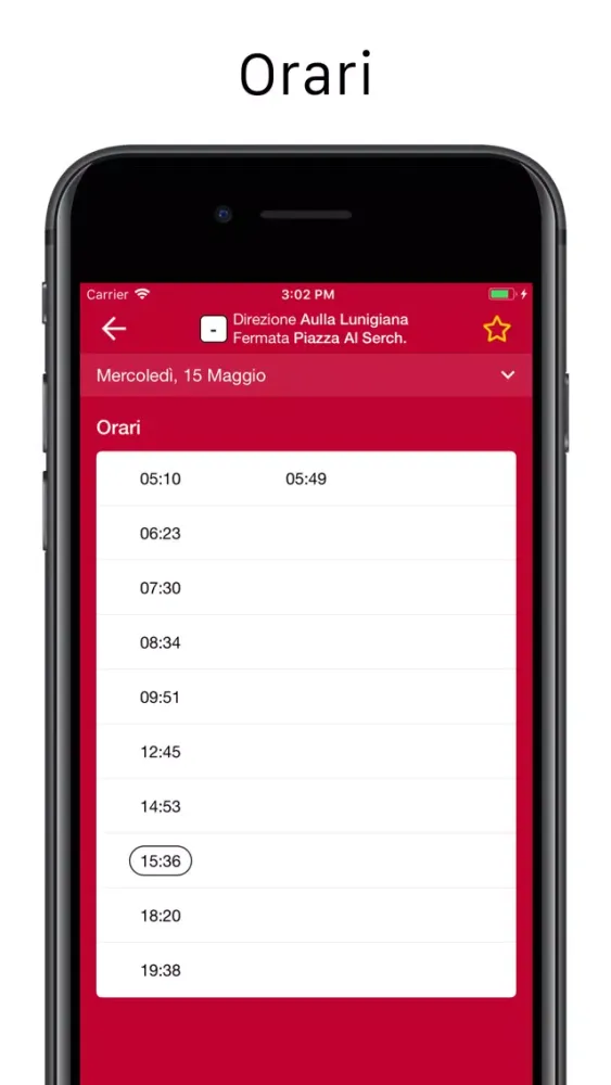 Captures d'écran de Tuscany Bus Timetables