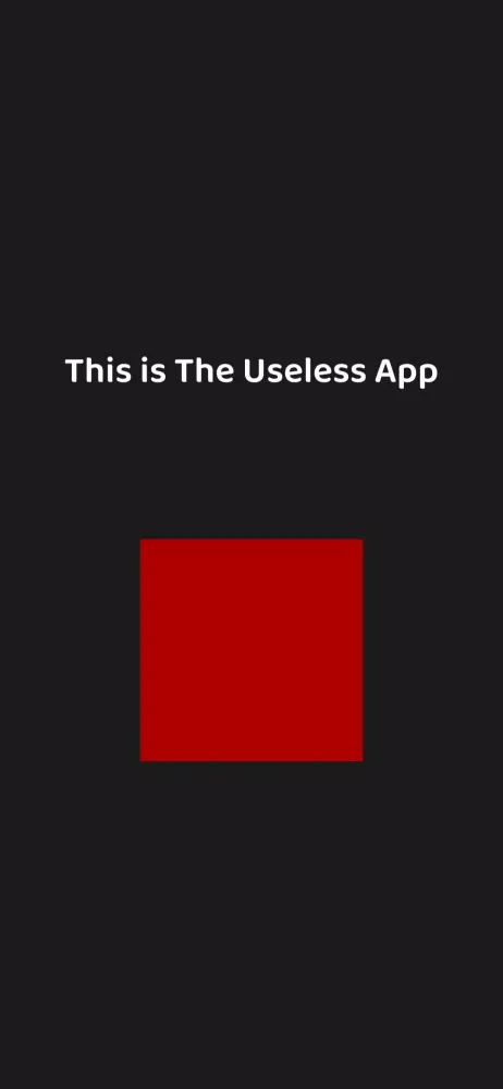 The Useless App स्क्रीनशॉट