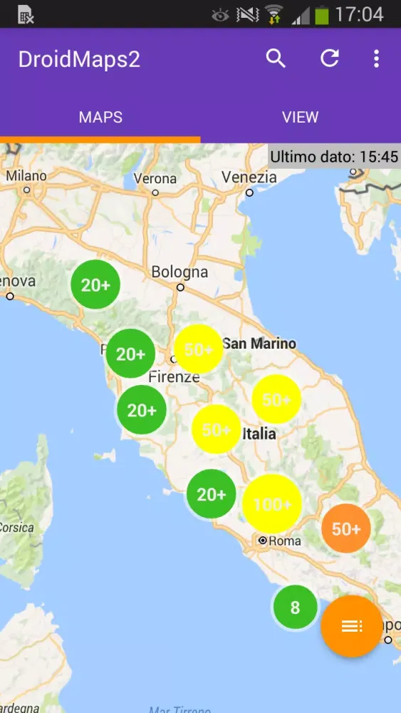 Скриншоты DroidMaps 2.0