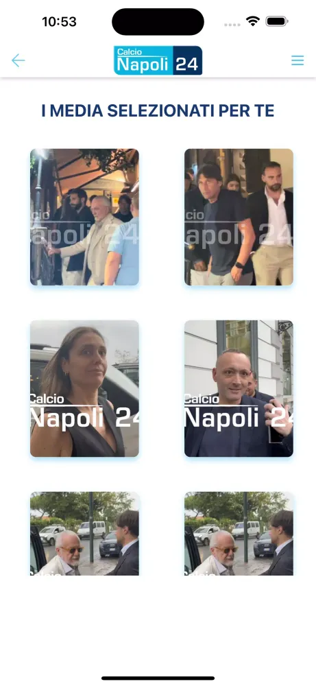 Screenshot di CalcioNapoli24