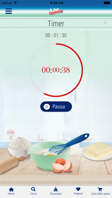 Screenshot di RICETTARIO PANEANGELI
