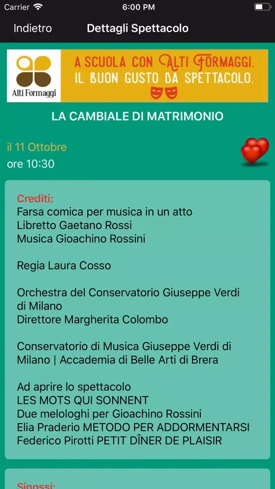 Tangkapan skrin Carcano Scuole
