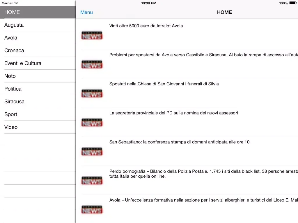 Canale 8 News iPad 应用截图