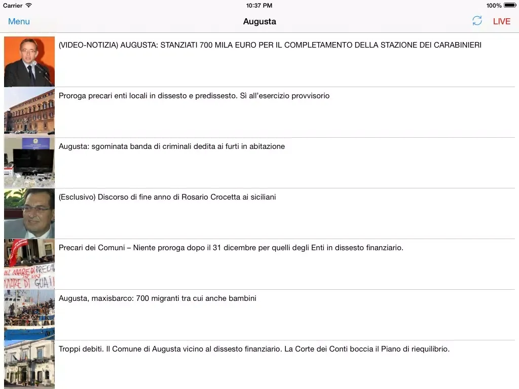 Canale 8 News iPad 应用截图