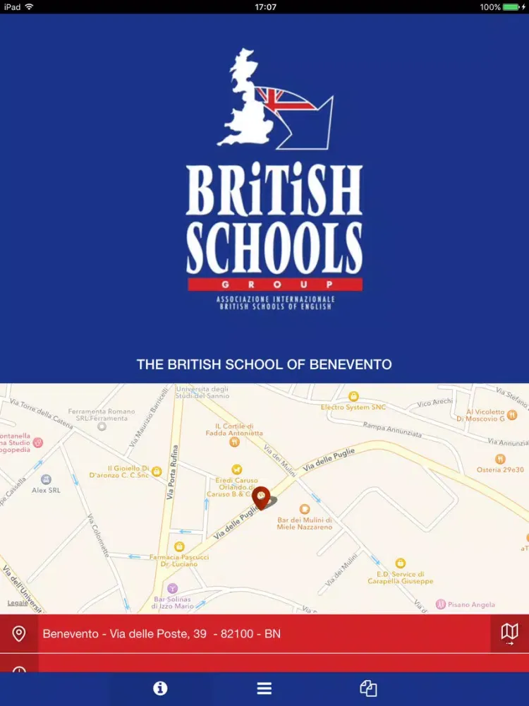 Скриншоты The British School - Benevento iPad 
