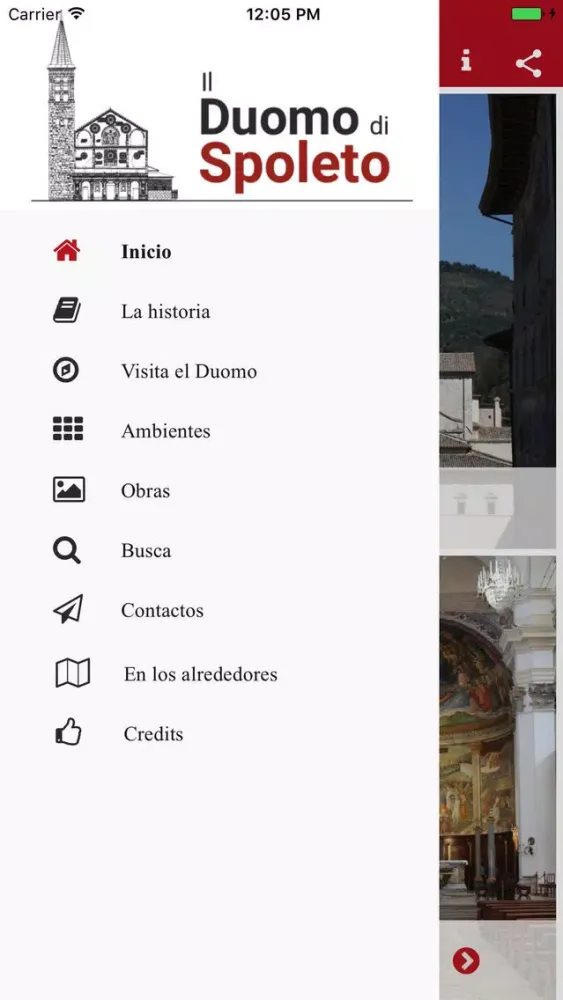 Capturas de tela do La Catedral de Spoleto