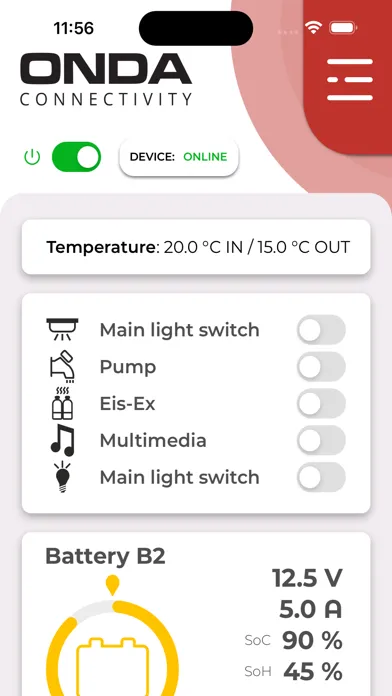 Screenshot di ONDA Connectivity