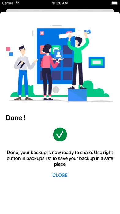 تصاویر Contacts Backup Smart