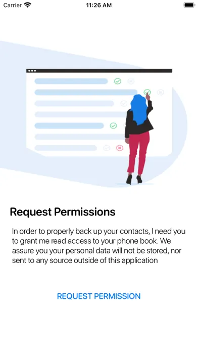 تصاویر Contacts Backup Smart