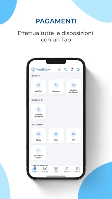 Fucino Mobile Banking Screenshots