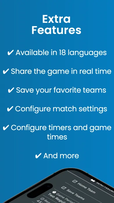 Soccer scoreboard App স্ক্রিনশট