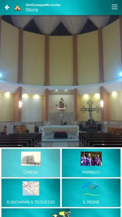 Tangkapan layar San Giuseppe e M. di Lourdes